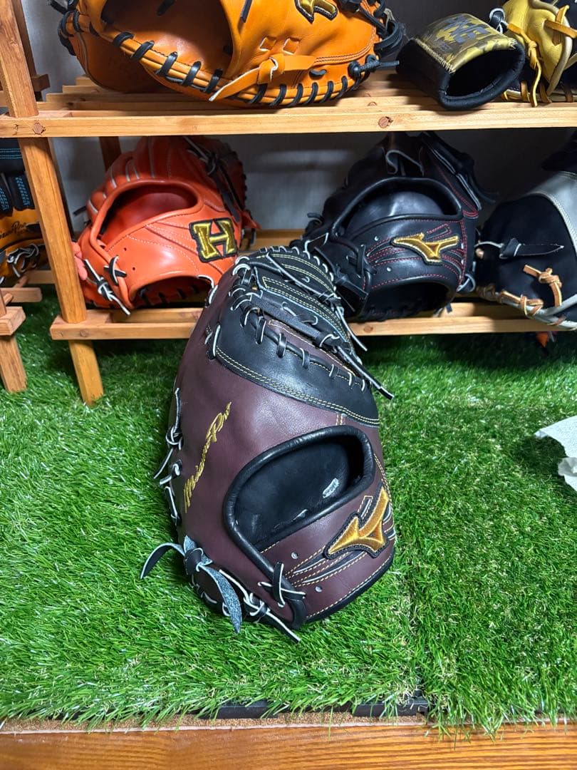 ミズノプロ　オーダー　軟式用　ファーストミット　匠仕上げ　実戦未使用品 一塁手用