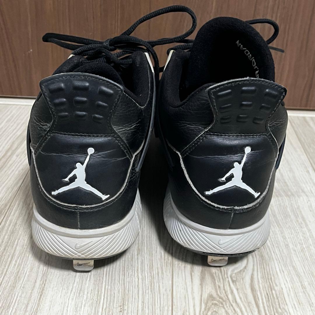 希少　ナイキ　エアジョーダン4 オレオ　野球　スパイク　30.5cm 金具