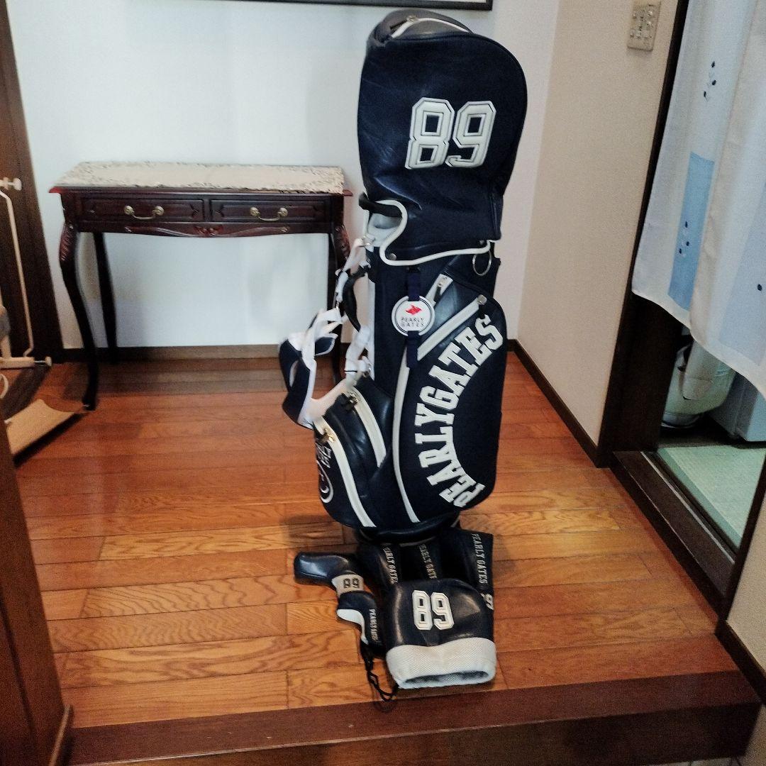 PEARLY GATES キャディバッグ 　ヘッドカバ-セット