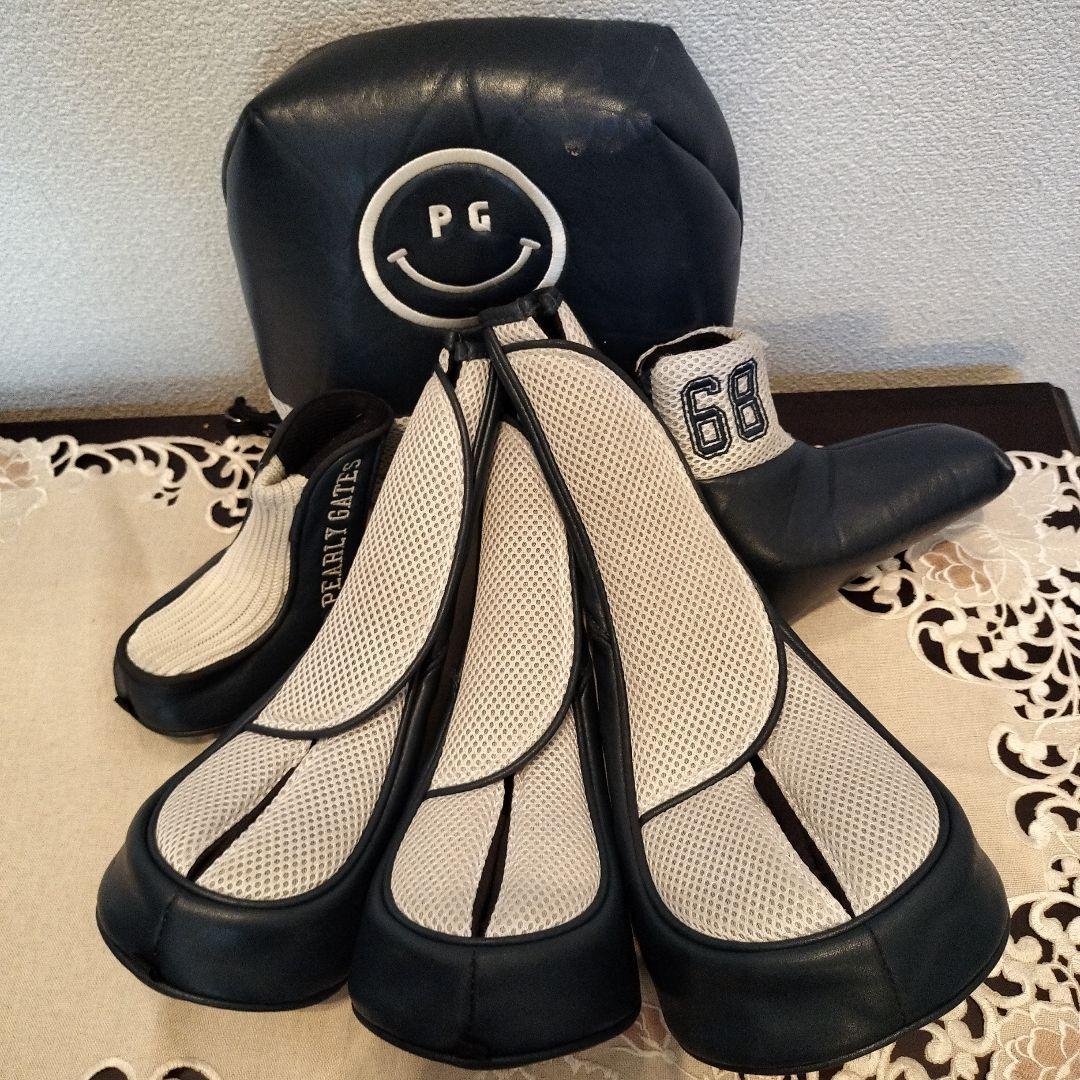 PEARLY GATES キャディバッグ 　ヘッドカバ-セット