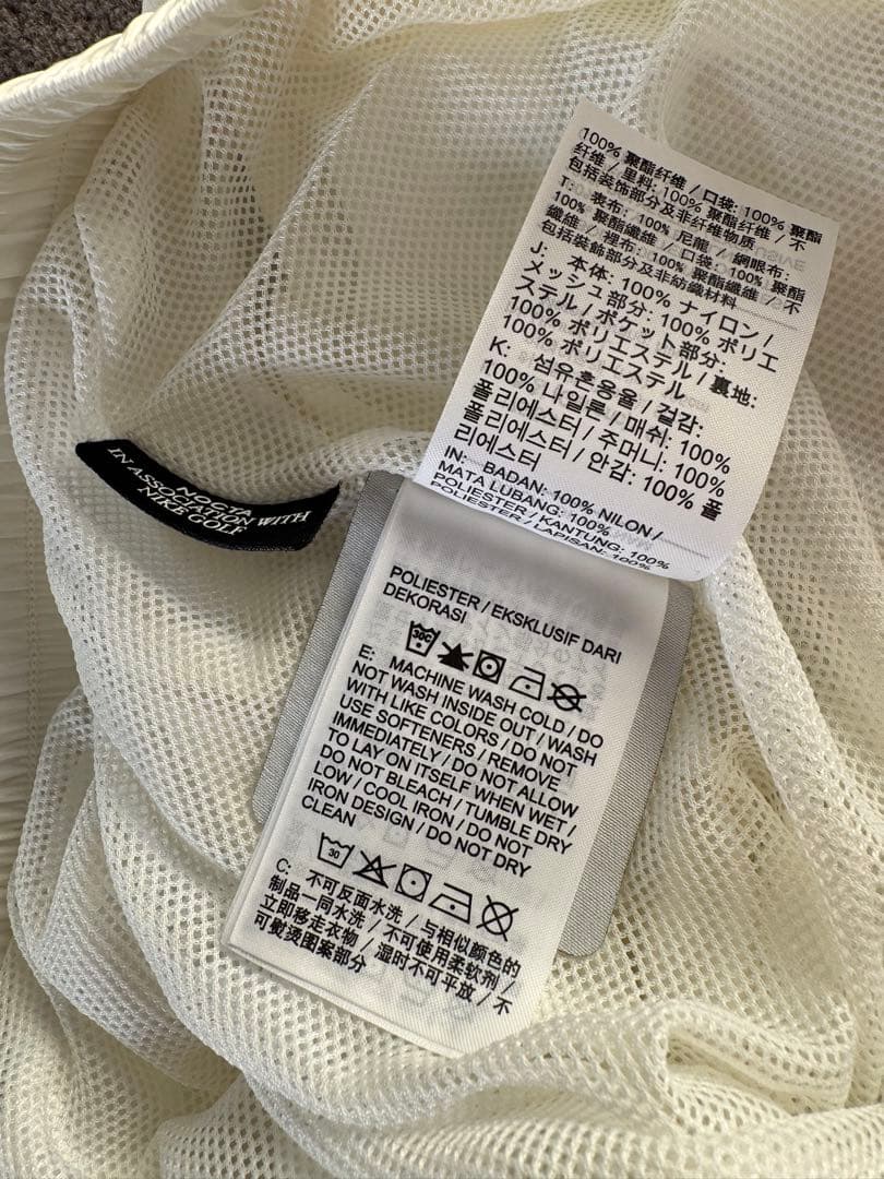 NIKE DRAKE NOCTA ナイキ ノクタ ナイロンパンツ 白 L ゴルフ