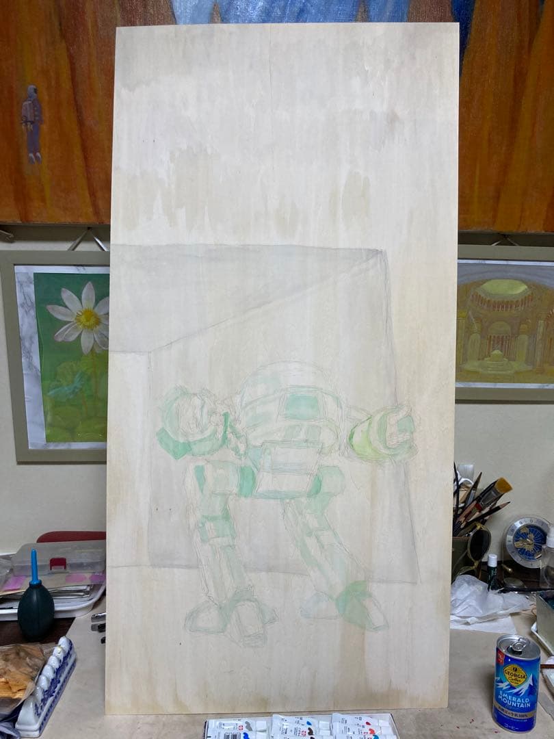 未来都市の下のED-209