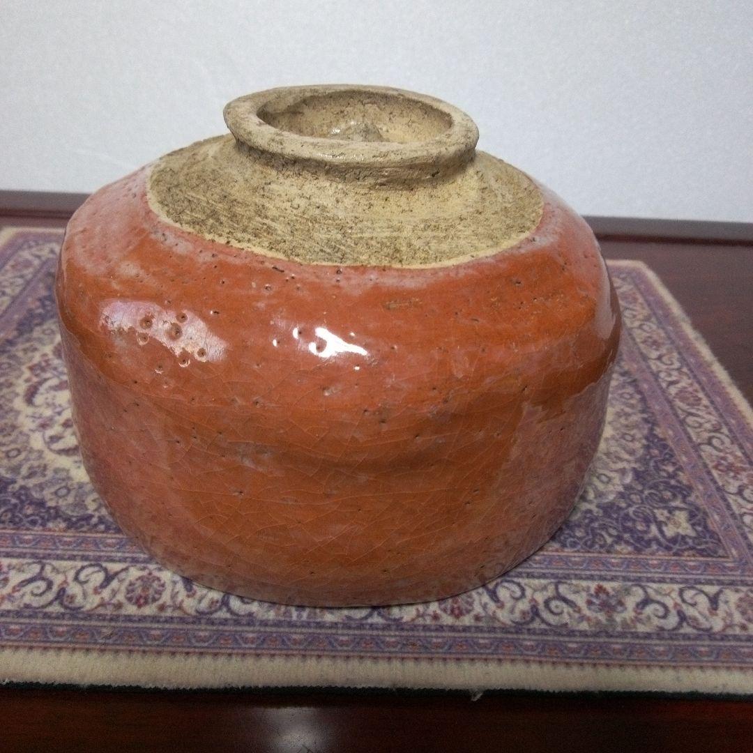 楽焼　赤楽茶碗　　抹茶茶碗