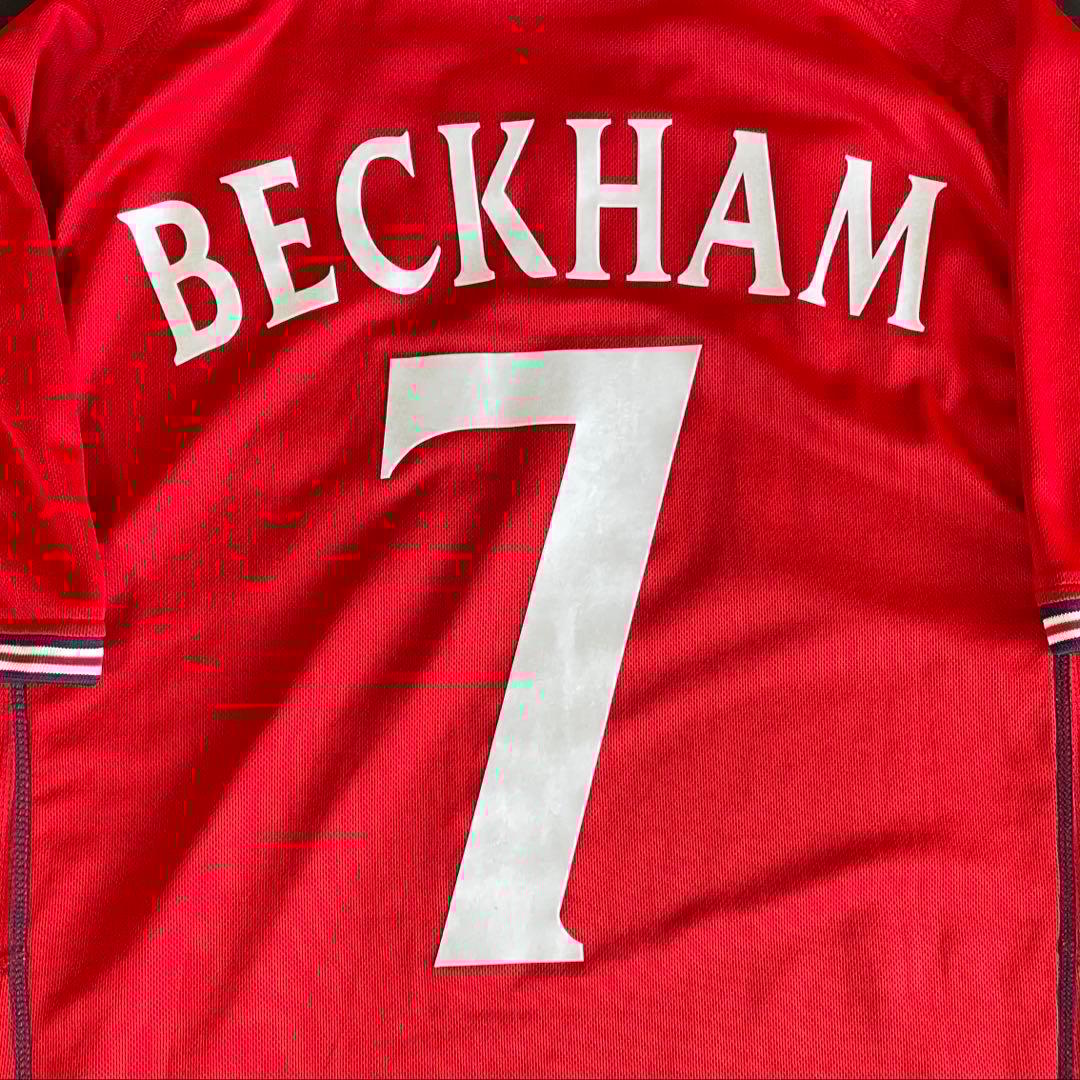【正規品・激レア】イングランド 2002-04 UMBRO ベッカム 7