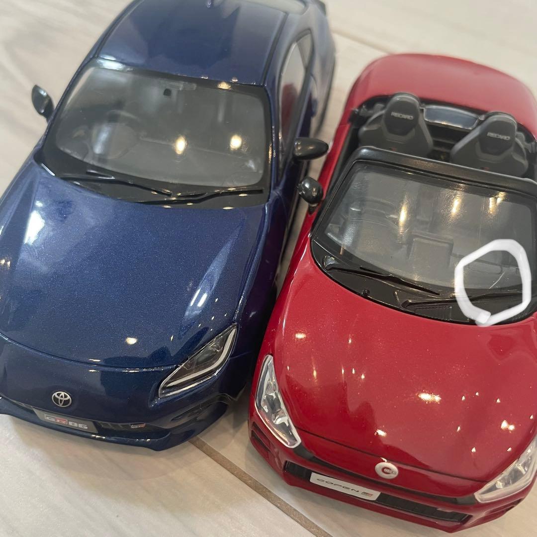 【非売品】トヨタ GR86＆COPEN★色見本ミニカー 店頭展示用 2台セット