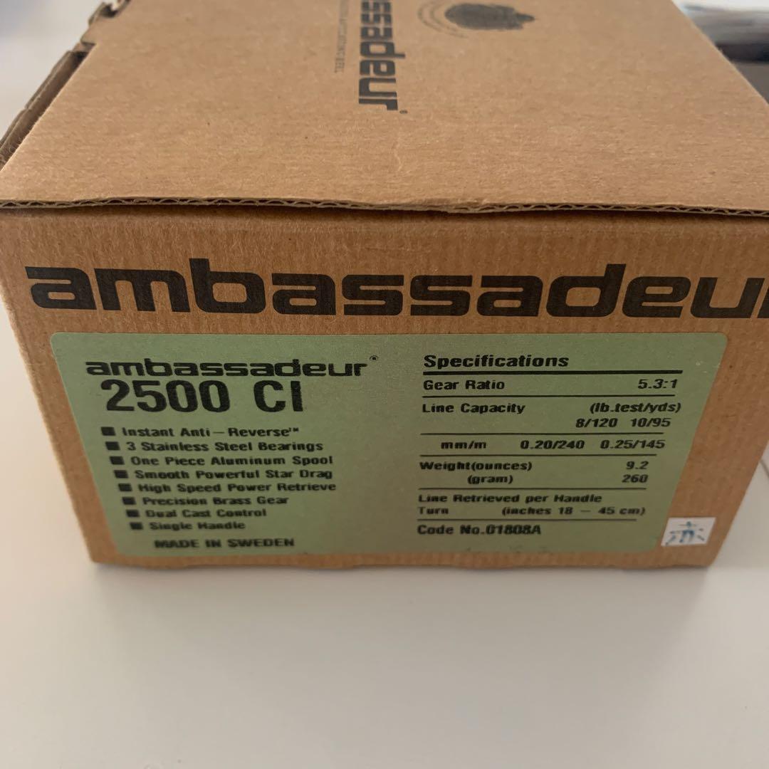 ま*さ様 アンバサダー　2500Cl 赤　ABU Ambassadeur 060