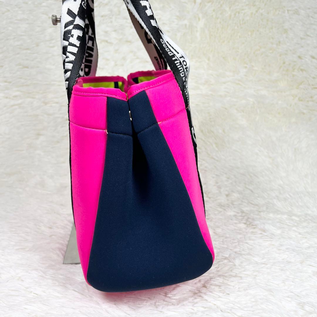 ディセンバーメイ ネオプレーントートバッグ カートバッグ 大容量 ネオン