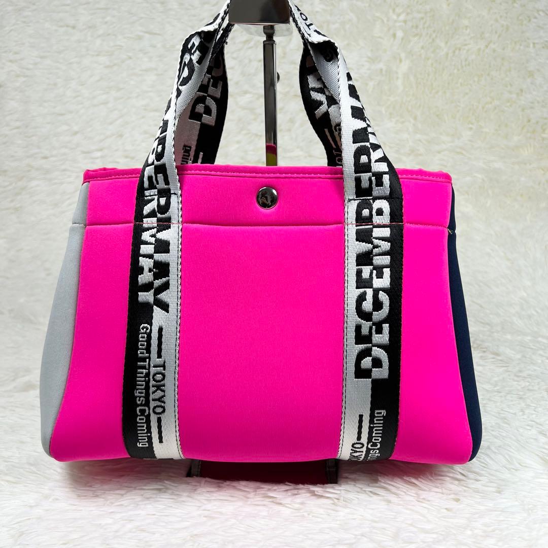 ディセンバーメイ ネオプレーントートバッグ カートバッグ 大容量 ネオン