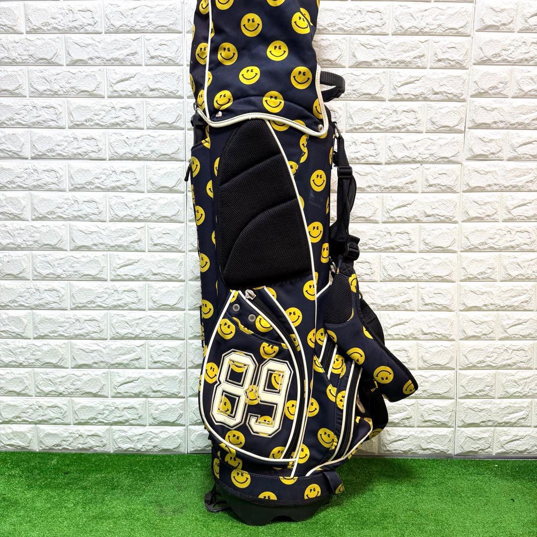 パーリーゲイツ　キャディーバッグ　ニコちゃん　スタンド式　9.5型　ネイビー