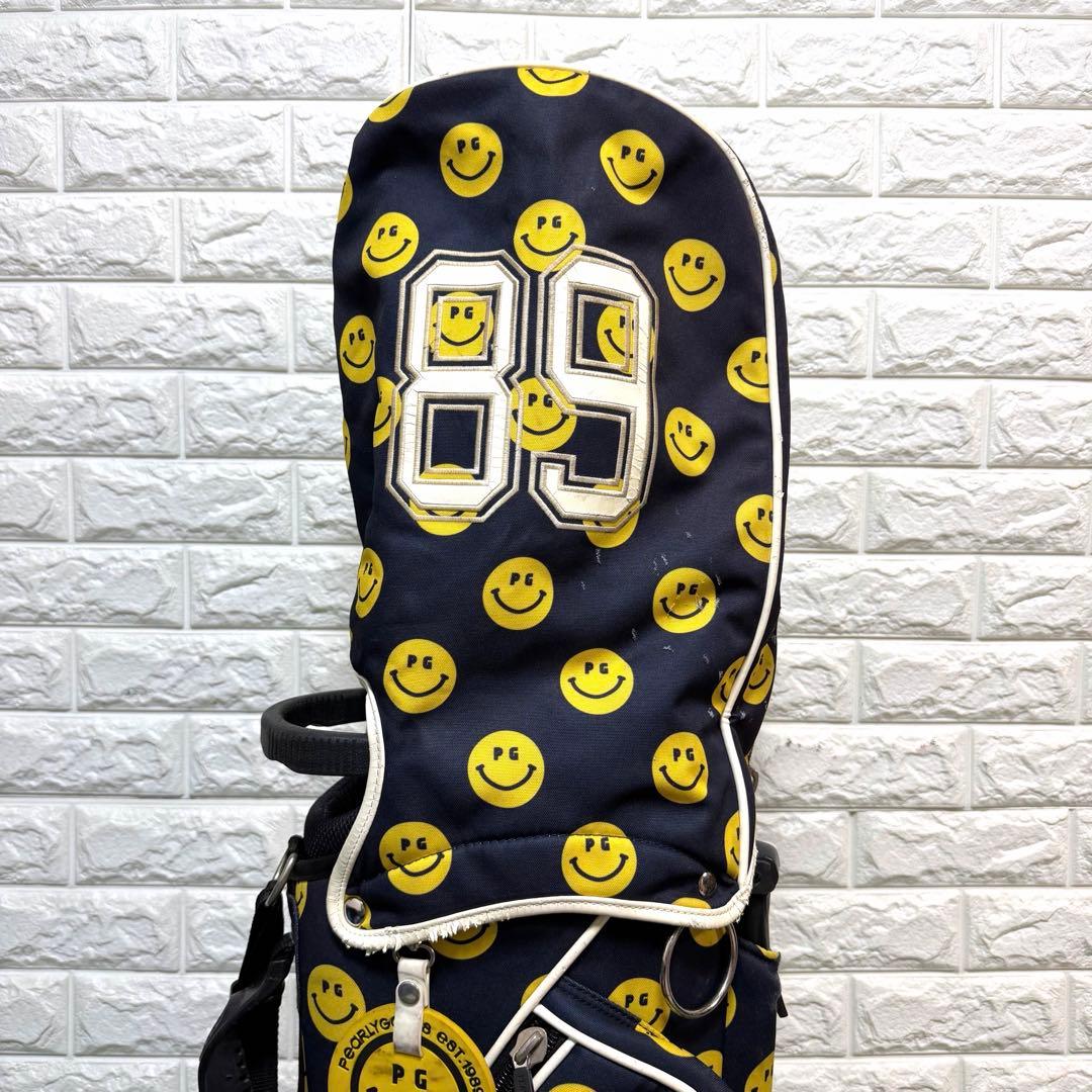 パーリーゲイツ　キャディーバッグ　ニコちゃん　スタンド式　9.5型　ネイビー