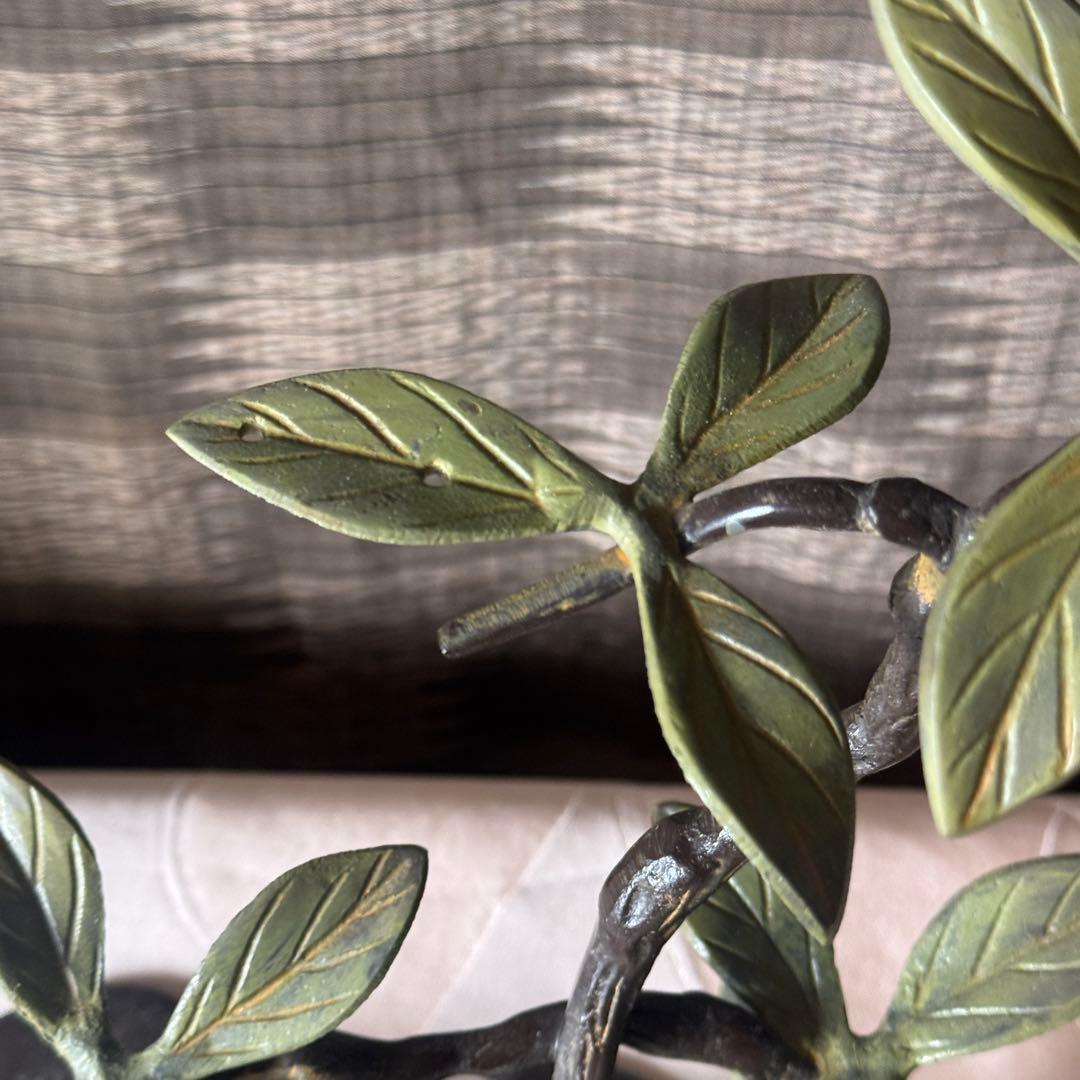 高岡銅器　青銅　ブロンズ　正晴　在銘