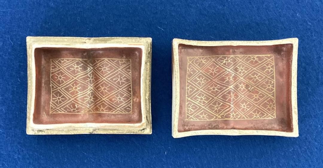 京焼 香合 香道具 仏具 古道具 仁清印有り：時代物 骨董