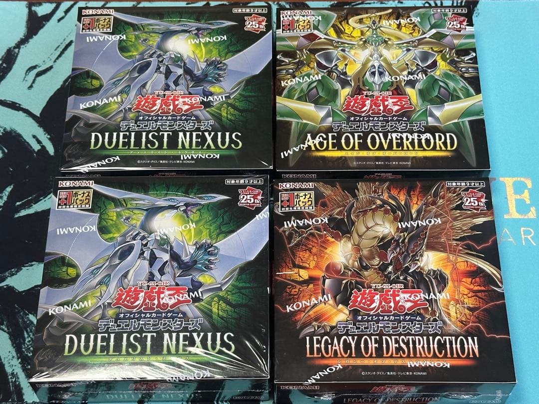 【遊戯王】 新品未開封合計4BOX