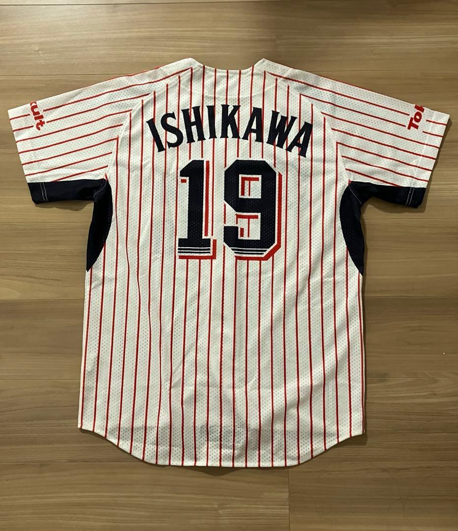 ヤクルトスワローズ　石川選手ユニフォーム　小川選手のサイン入り　X Lサイズ