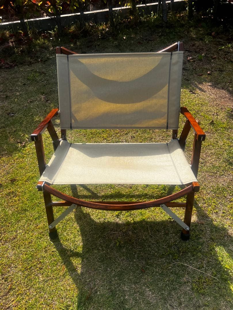 希少廃盤品 Kermit Chair ワイド幅 ウォールナット ベージュ色