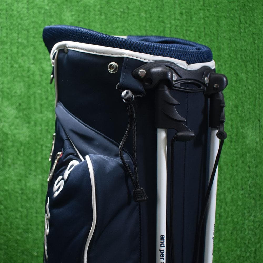 and per se/アンパスィ ゴルフ キャディバッグ【ネイビー】美品！