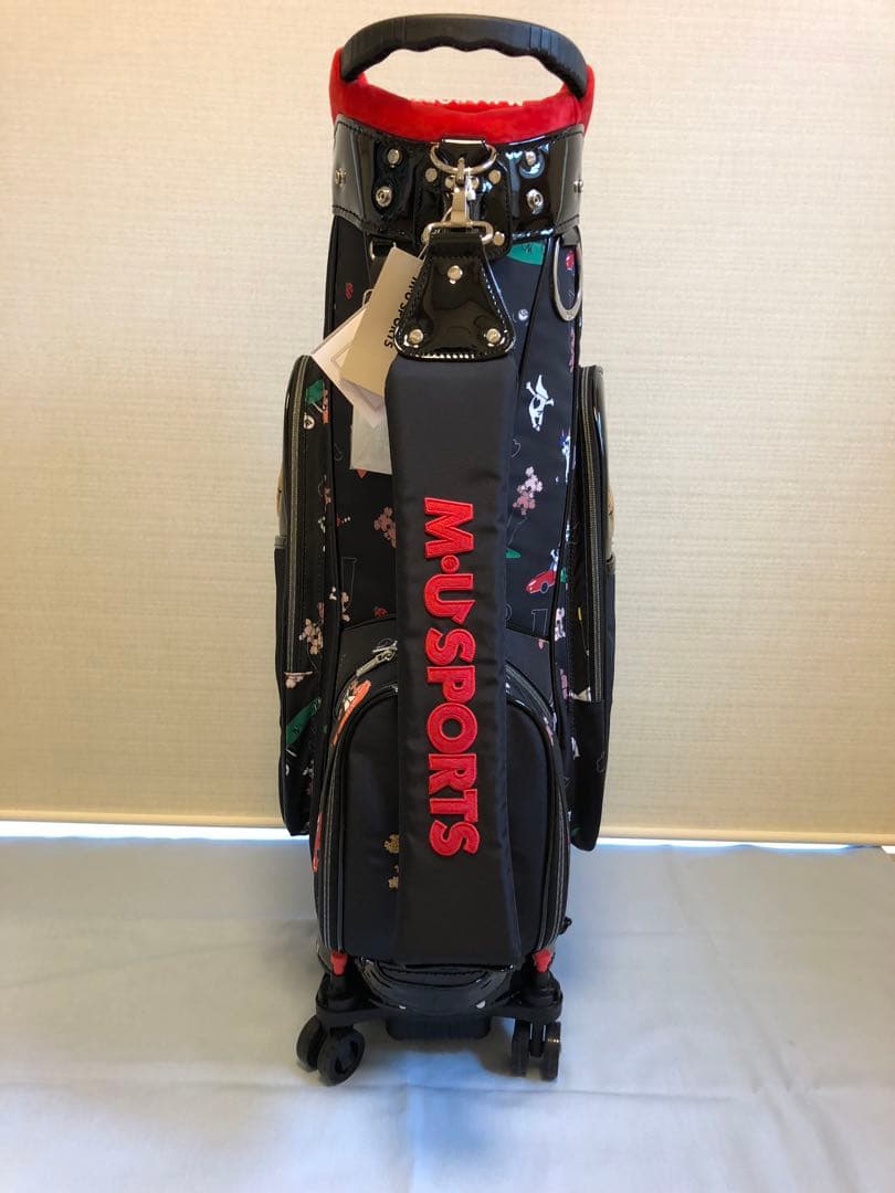 【新品】M・U SPORTS☆キャスター付キャディバッグ