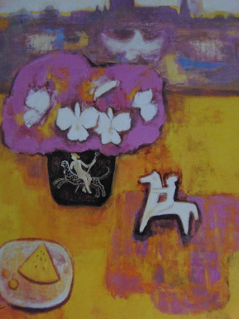 佐光亜紀子、【光あふるる窓辺】、希少な額装用画集より