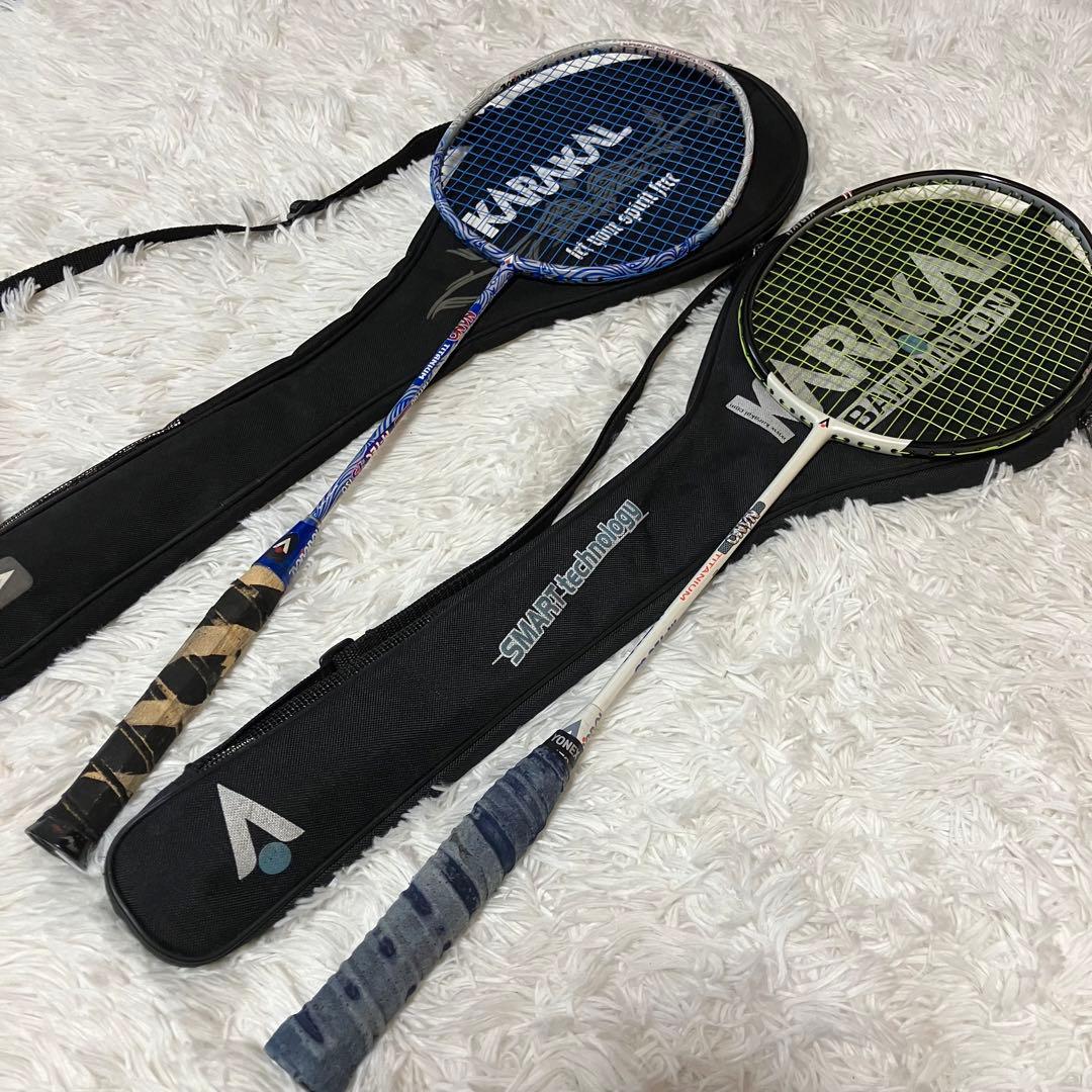 Karakal M-Tec 75 85 バドミントンラケット 2本セット