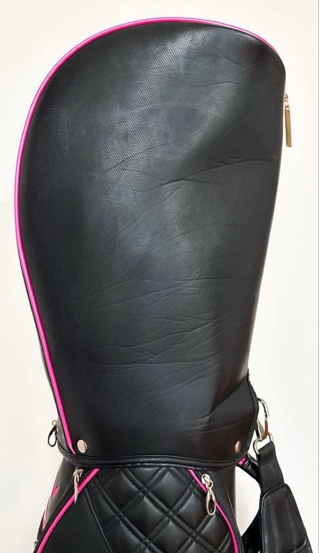 美品　Callaway キャディバッグ 黒/ピンク