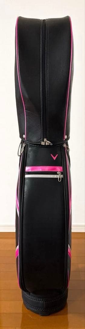 美品　Callaway キャディバッグ 黒/ピンク