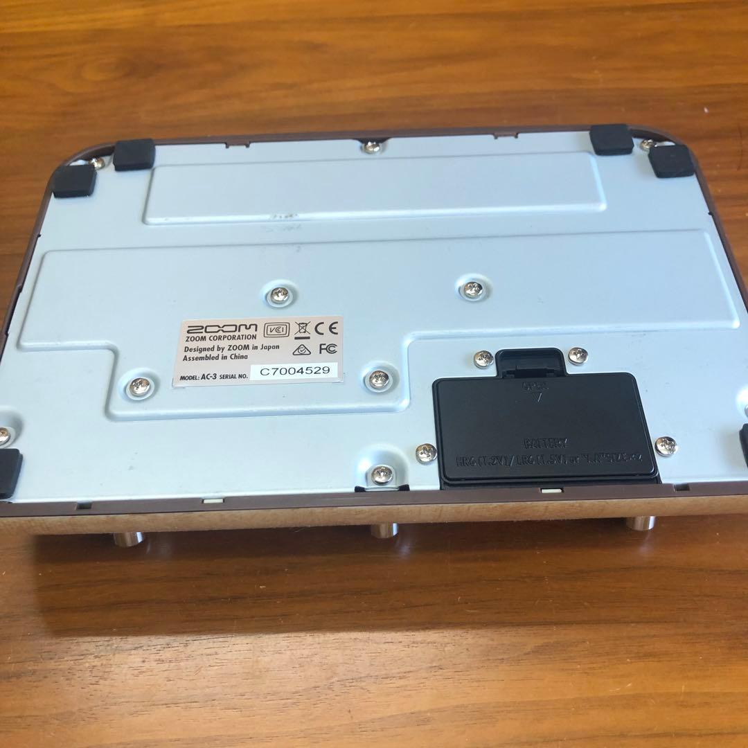 ZOOM AC-3 エレクトリックアコースティックギター用エフェクター美品