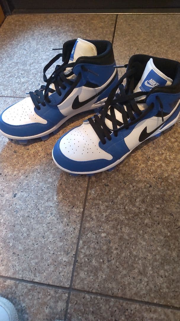 NIKE ナイキ ジョーダン Jordan1 スパイク 野球 ブルー 27