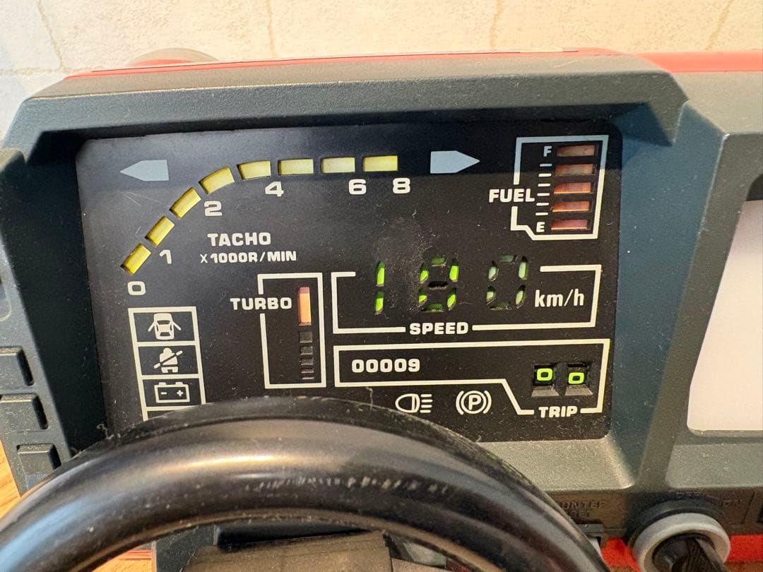 TOMY トミー NEW ドライビングターボ レトロ ゲーム ハンドル操作型玩具