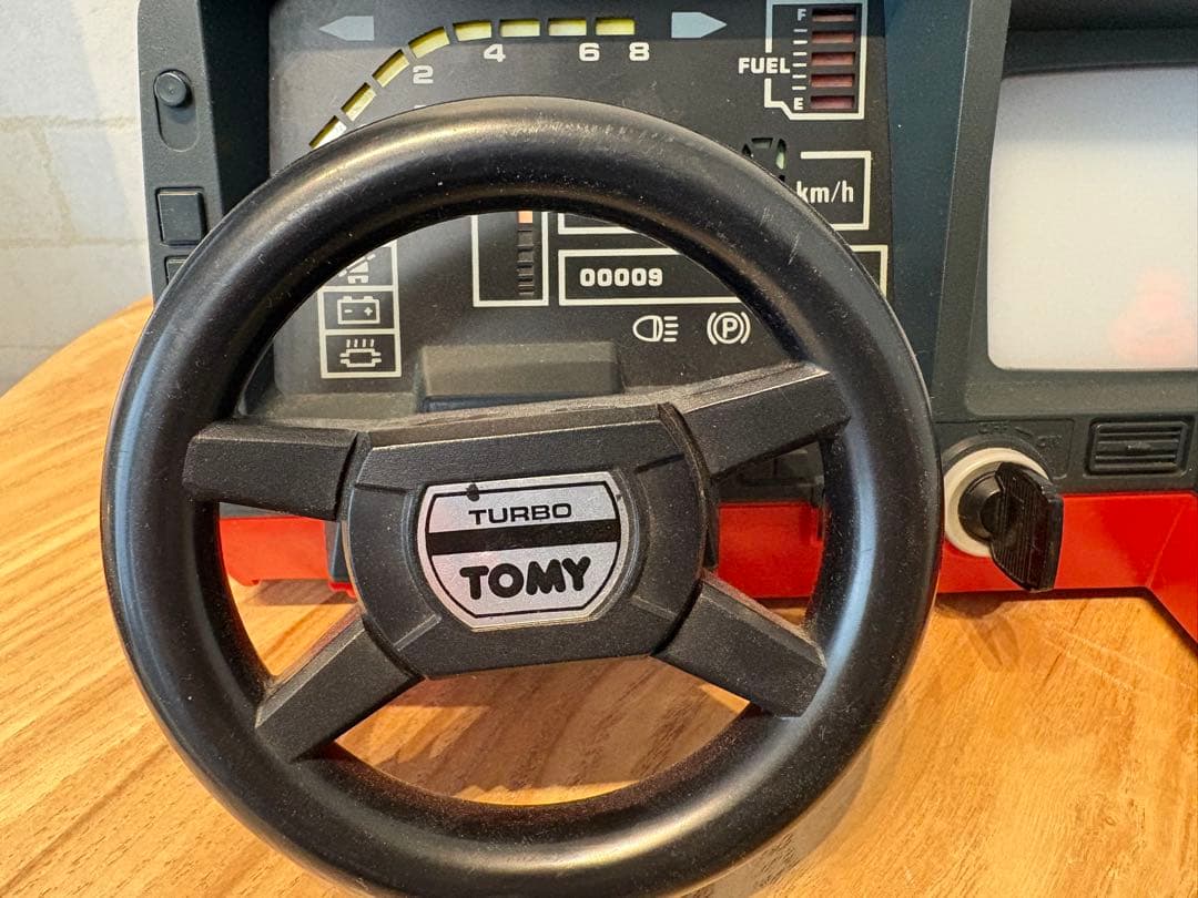 TOMY トミー NEW ドライビングターボ レトロ ゲーム ハンドル操作型玩具