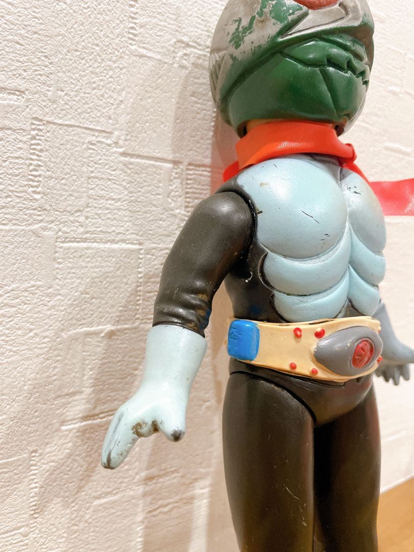 旧バンダイ　仮面ライダー　スタンダードソフビ　ポピー　当時物　面取れ　入手困難