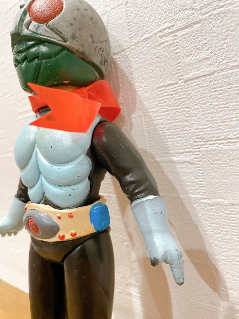 旧バンダイ　仮面ライダー　スタンダードソフビ　ポピー　当時物　面取れ　入手困難