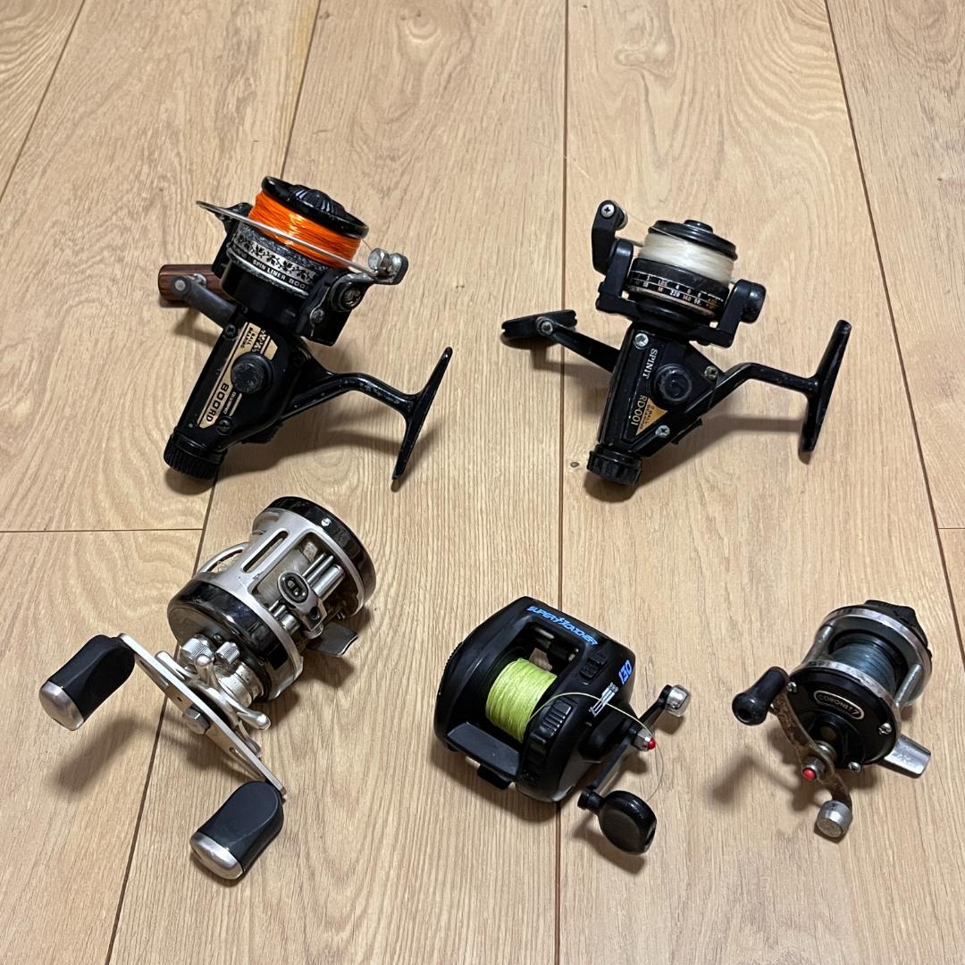 RYOBI リョービ VARIUS F200　他　リール5点まとめ売り