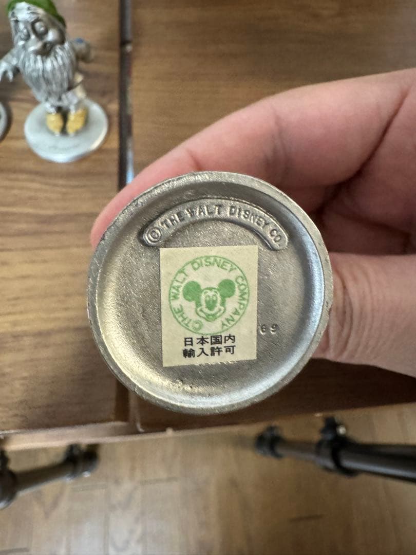 ハドソン ・ ピューター 白雪姫 7人の小人 金属 フィギュア