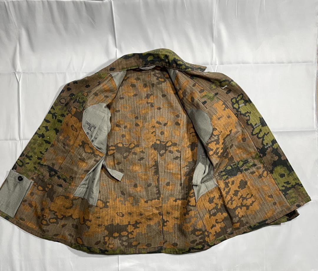 WW2　ドイツ軍　M44　OAK A　迷彩ジャケットSMW製　限定生産品US38