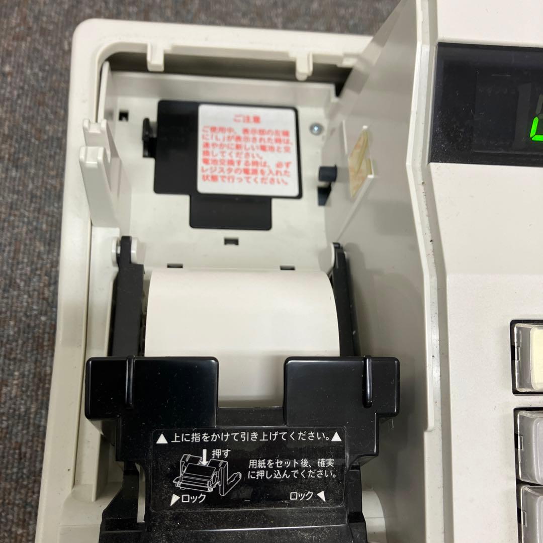 中古シャープ 電子レジスタ ー8部門XE-A147-W ホワイト