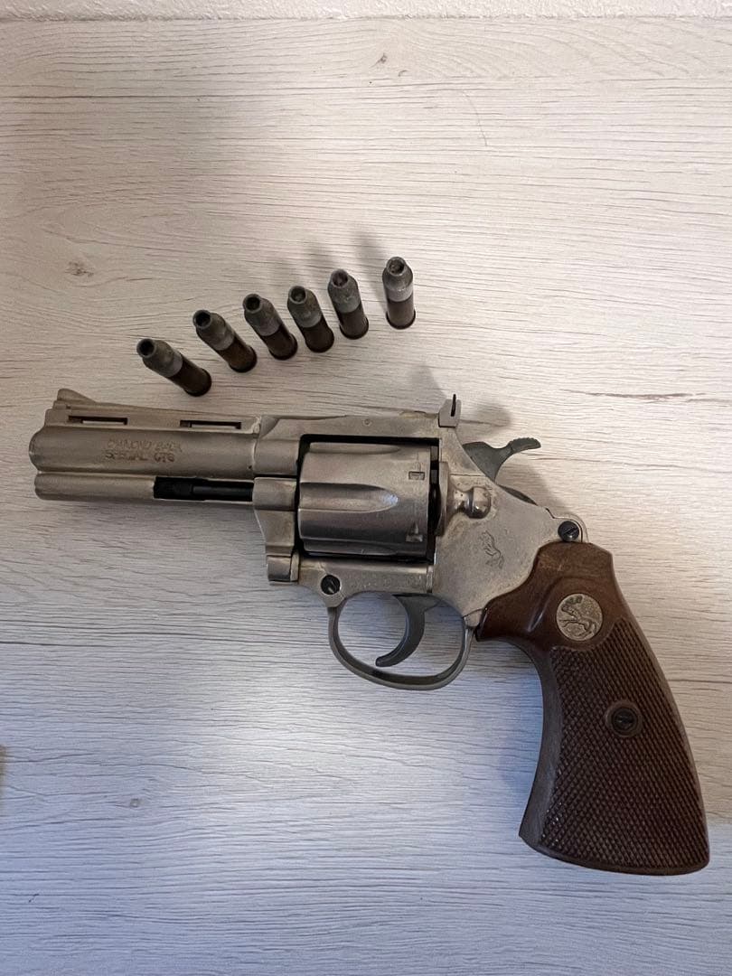 CMC 金属製シルバーリボルバー モデルガン　ビンテージ