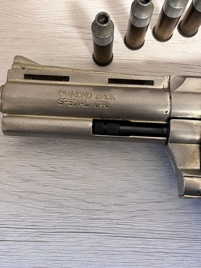 CMC 金属製シルバーリボルバー モデルガン　ビンテージ