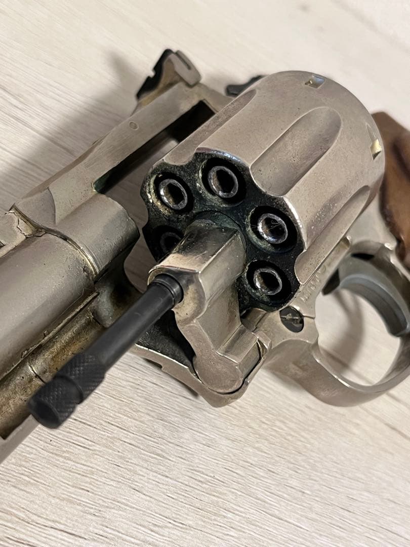 CMC 金属製シルバーリボルバー モデルガン　ビンテージ