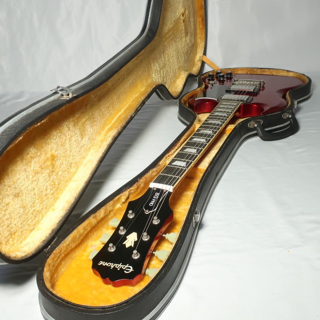 美品 Epiphone SG PRO 2017年製 エレキギター ハードケース付