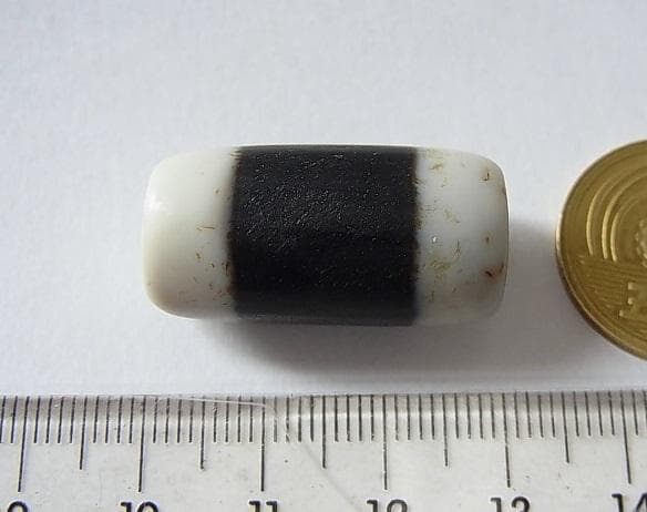 ★D0602★古代石 (210) chung dzi 老線珠　ジービーズ天珠