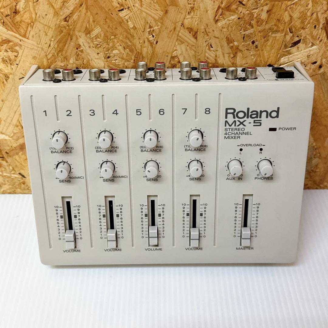 Roland MX-5 アナログミキサー ステレオ 4ch ローランド