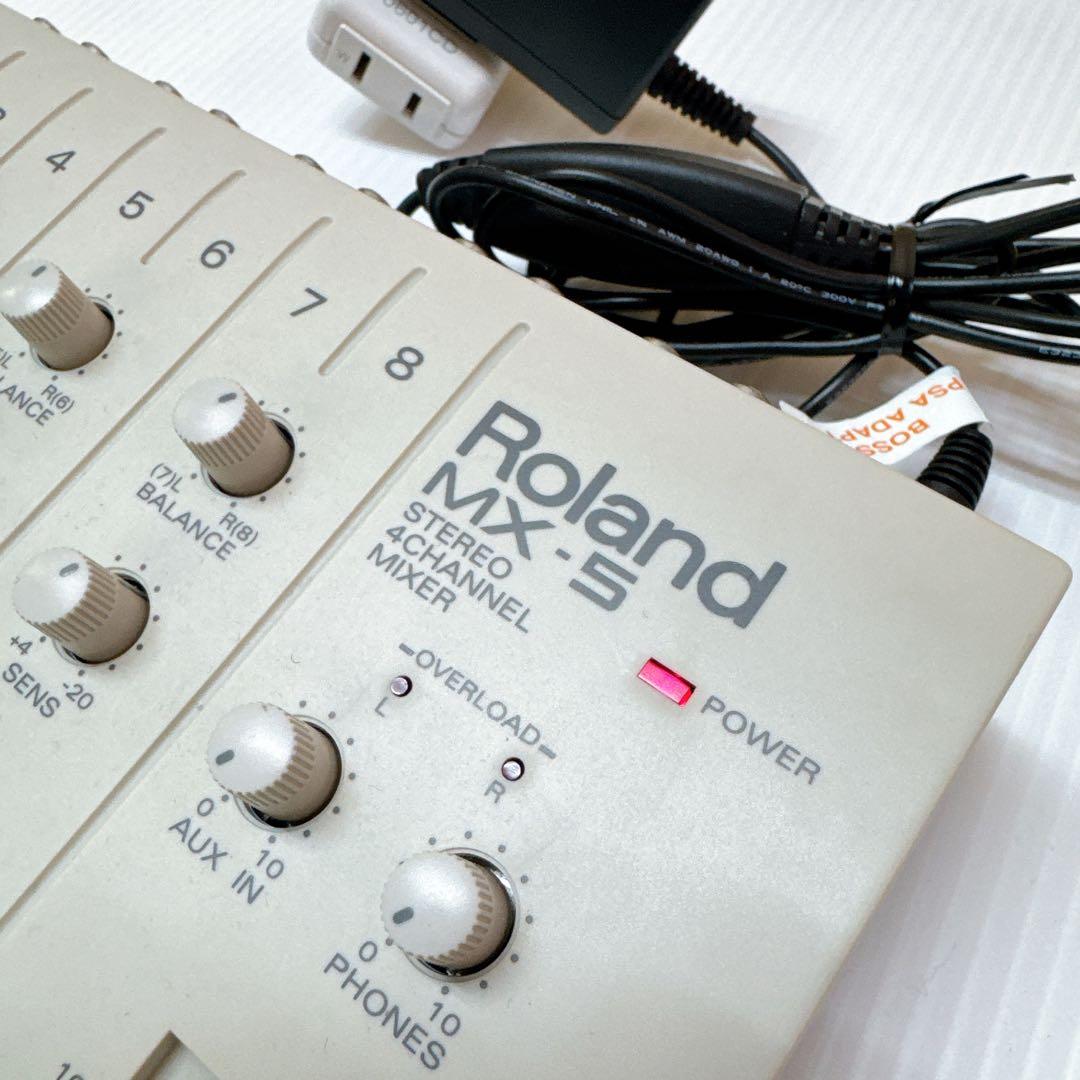 Roland MX-5 アナログミキサー ステレオ 4ch ローランド