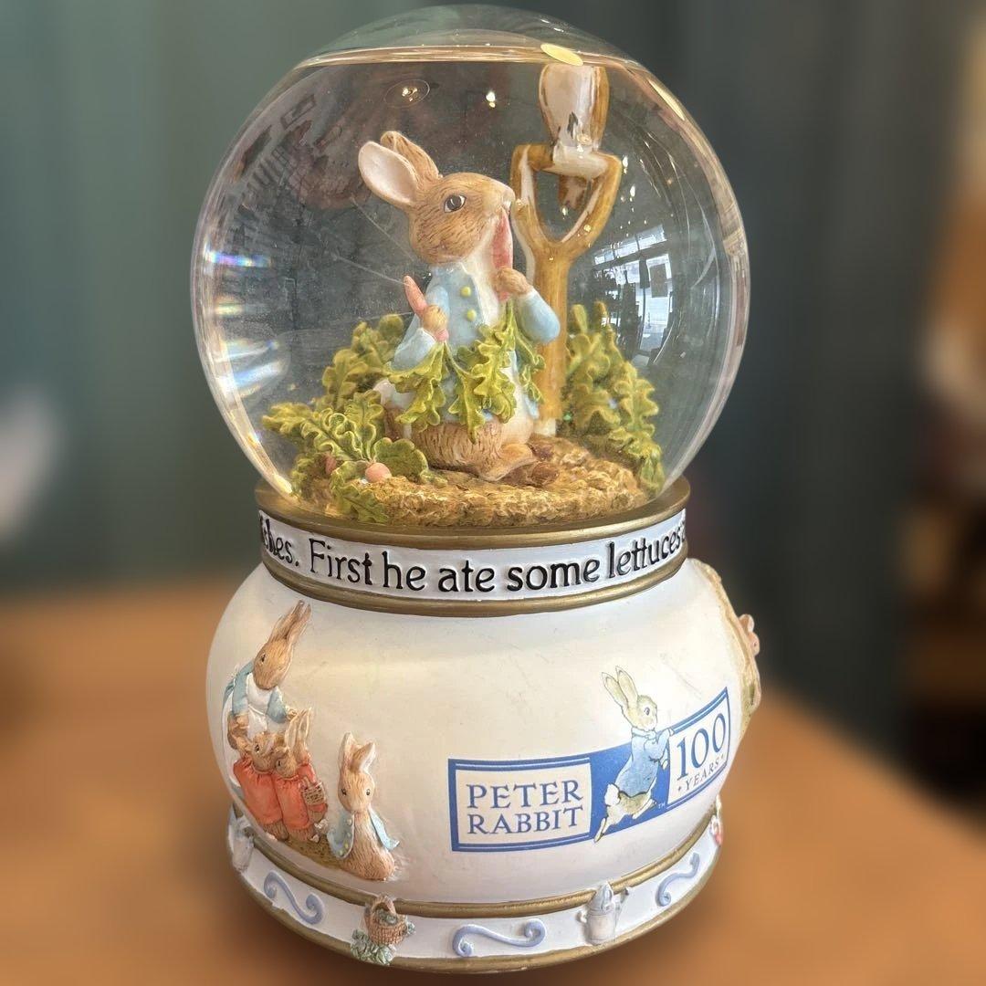 希少　ピーターラビット　スノードーム　オルゴール
