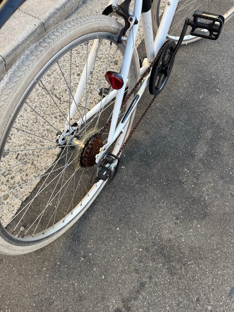 144 自転車 大阪市 【引取り限定】 26インチ 変速付き クロスバイク