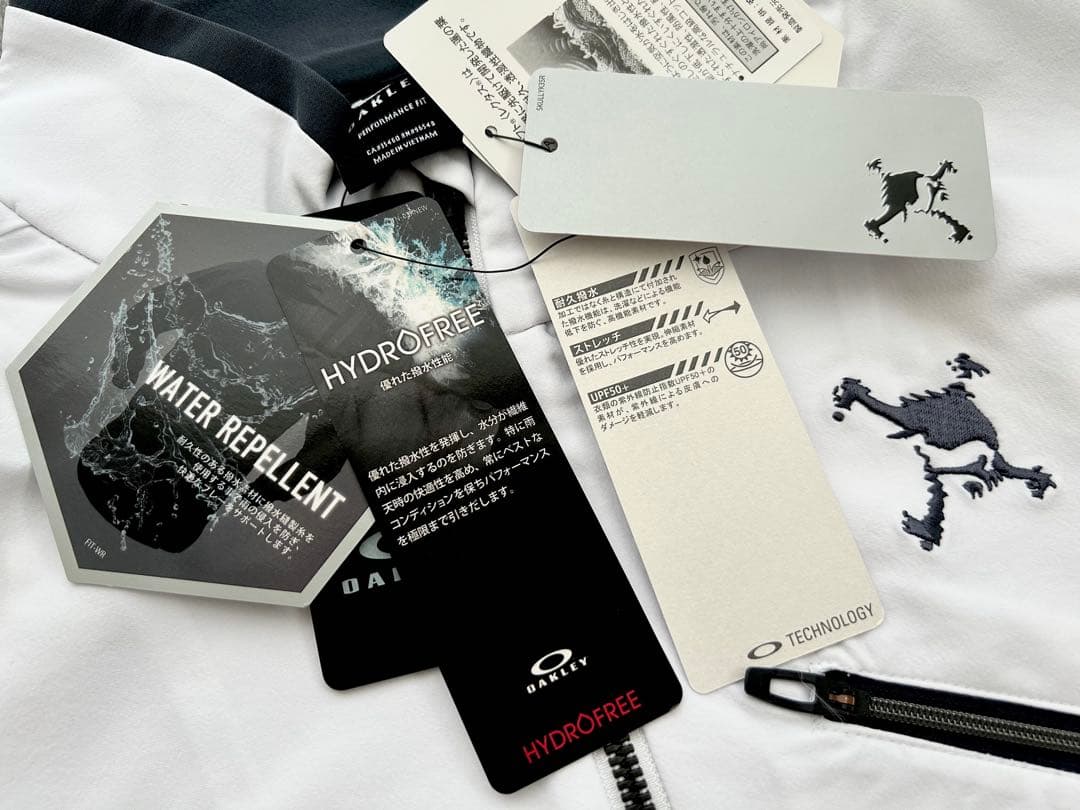 新品 OAKLEY オークリー 立体ゴルフジャケット UPF50 耐久撥水XXL