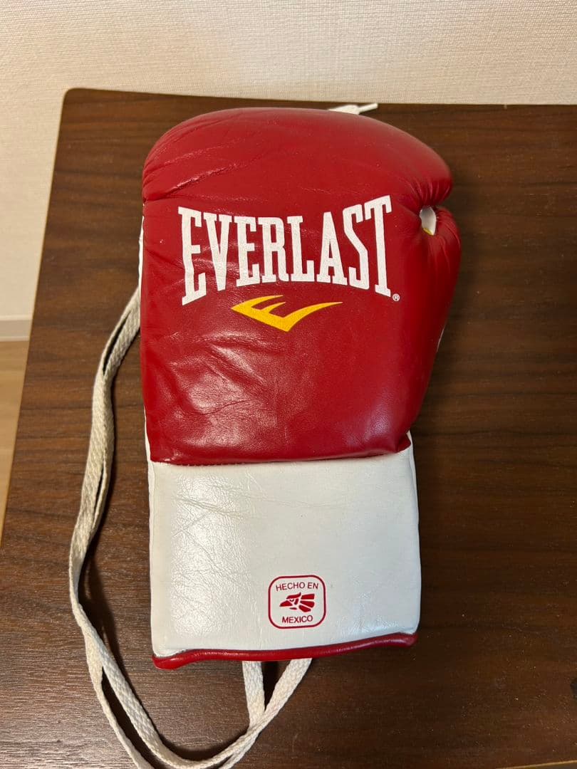 EVERLAST ボクシンググローブ 赤白