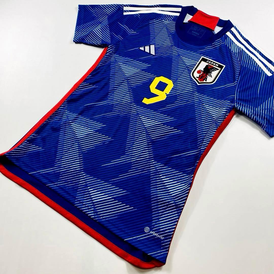 極美品 公式ユニフォーム 日本代表 三笘薫 Lサイズ ゲームシャツ フットサル