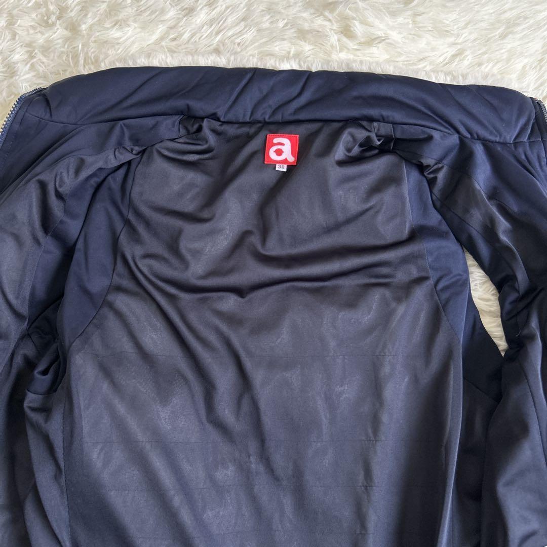 アルチビオ 中綿ダウン ワンピース ファー付き ウエストベルト 38