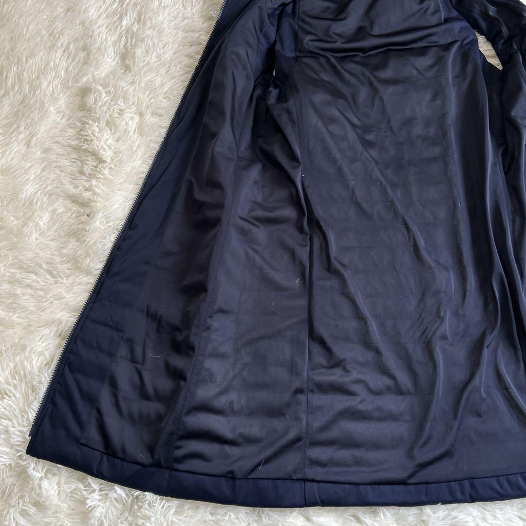 アルチビオ 中綿ダウン ワンピース ファー付き ウエストベルト 38