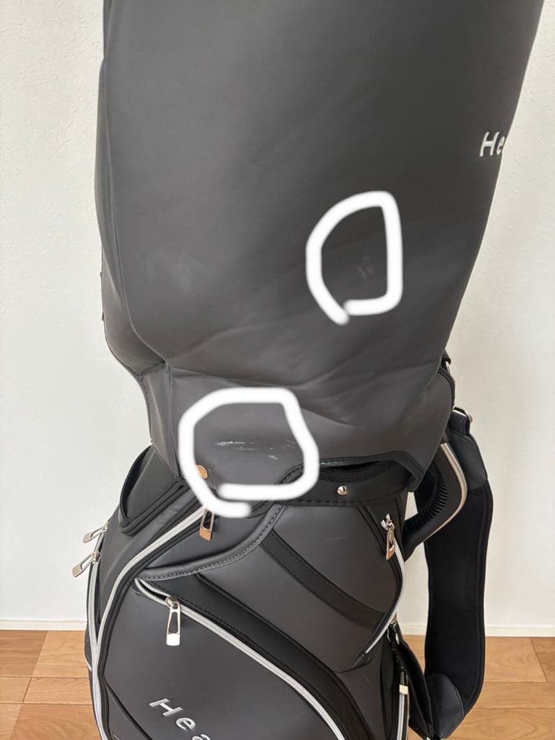 ヒールクリーク　9.5型　キャディバック　おまけ付ヘンリー君　healcreek